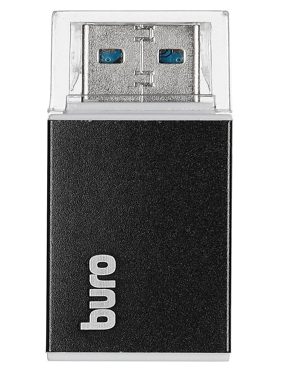 Карт-ридер USB2.0 Buro BU-CR-3104 черный карт ридер buro usb2 0 bu cr 2102