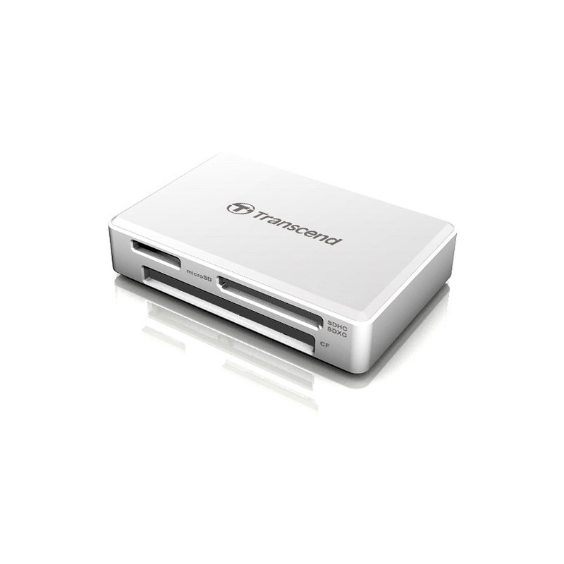 Картридер Transcend TS-RDF8W2 All-in-1 USB 3.1 white - фото 1