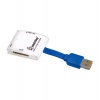 Картридер Smartbuy 700, USB 3.0 - SD/microSD/MS, белый