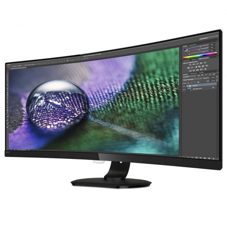 Монитор Philips 34&quot; Black (349P7FUBEB/00) - фото 5