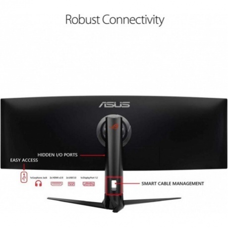 Монитор Asus 49" ROG Strix XG49VQ Black (90LM04H0-B01170) - фото 4