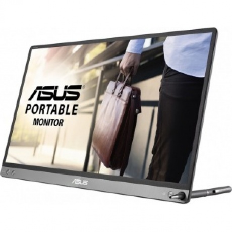 Монитор Asus 15.6" Portable MB16ACE (90LM0381-B04170) темно-серый - фото 2
