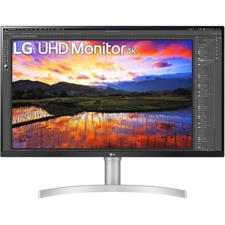 Монитор LG 31.5" 32UN650-W черный IPS (32UN650-W.ARUZ)