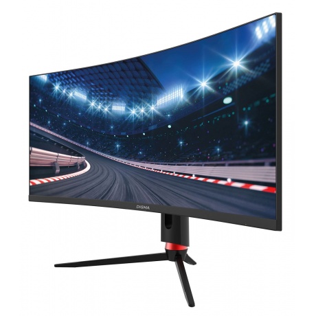 Монитор Digma 34&quot; Overdrive 34A710Q черный (DM34VG01) - фото 2