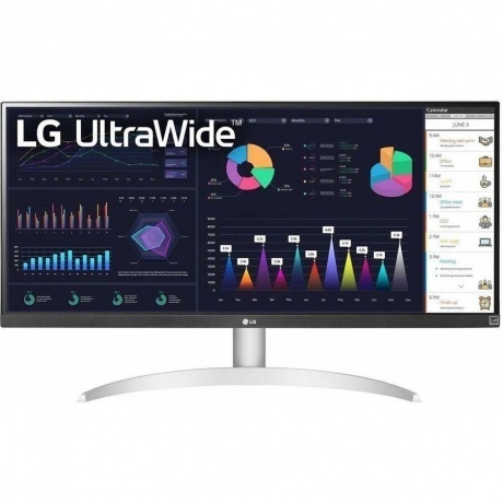 Монитор LG 29" UltraWide 29WQ600-W серебристый (29WQ600-W.ARUZ)
