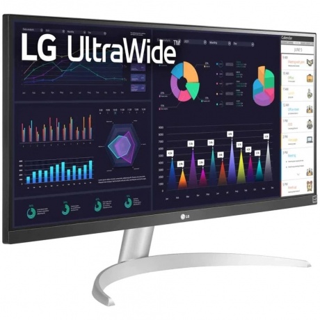 Монитор LG 29&quot; UltraWide 29WQ600-W серебристый (29WQ600-W.ARUZ) - фото 6