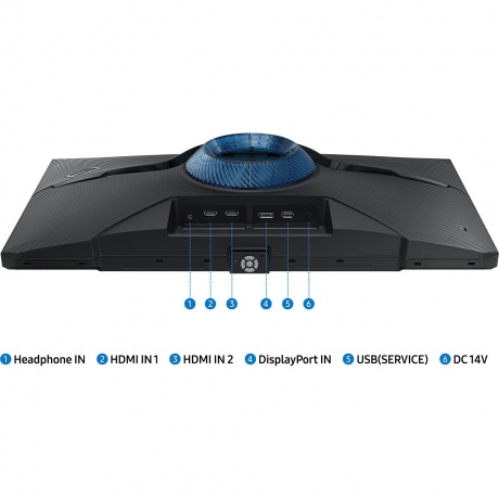 Монитор Samsung 27" Odyssey G4 S27BG400EI черный (LS27BG400EIXCI) - фото 17