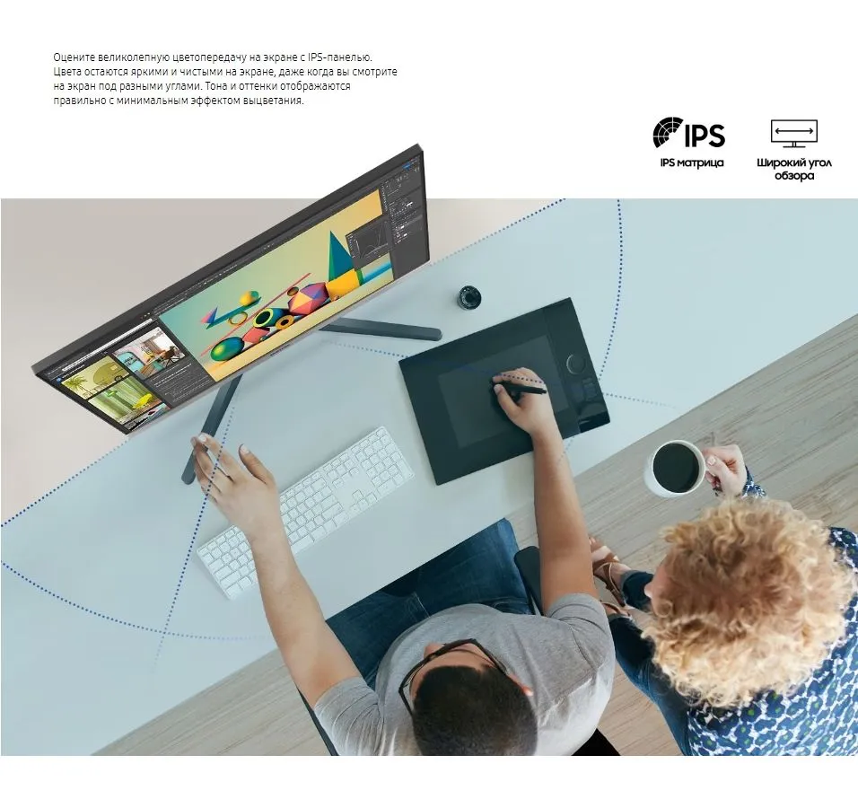 Монитор Samsung 23.8" S24C330GAI Black (LS24C330GAIXCI) - фото 14