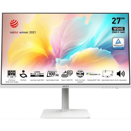 

Монитор MSI 27" Modern MD272QXPW White (9S6-3PB19H-225)