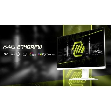 Монитор MSI 27" MAG 274QRFW White (9S6-3CC29H-277) - фото 6