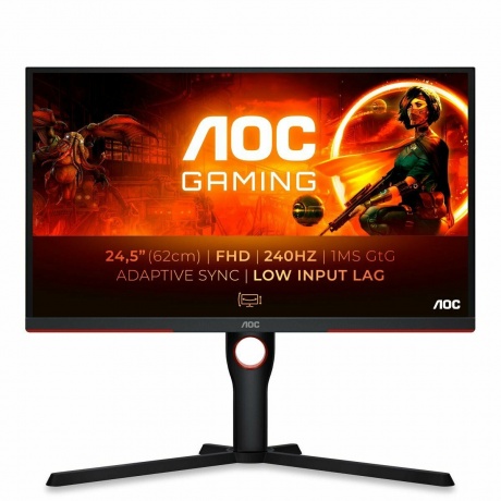 Монитор AOC 24.5&quot; AOC AGON 25G3ZM Black-Red - фото 1