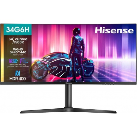 Монитор Hisense 34&quot; 34G6H Black - фото 1