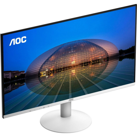 Монитор AOC 23,8" 24B30H3/BW, White - фото 2