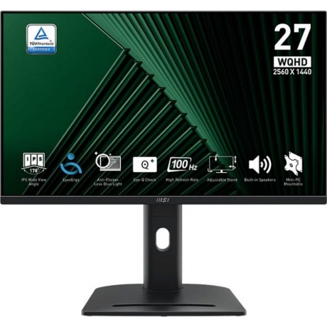 Монитор MSI 27'' PRO MP275QPG (9S6-3PC39M-069) - фото 1
