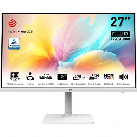 Монитор MSI 27" Modern MD2712PW (9S6-3PA49H-218) - фото 1