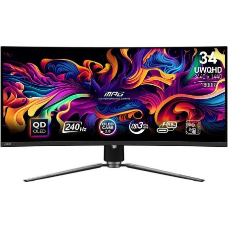 Монитор MSI 34,18" MPG 341CQPX QD-OLED 1800R (9S6-3DD04T-036)