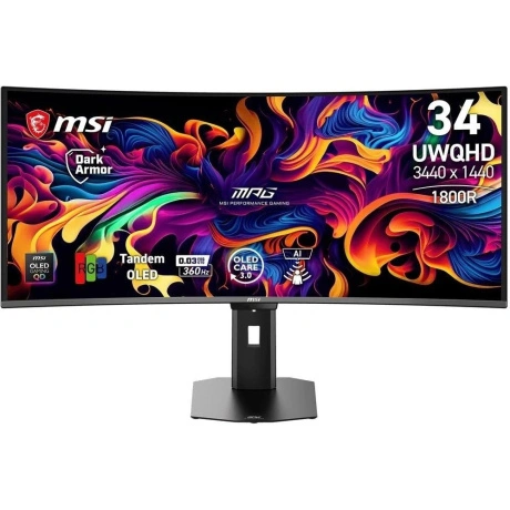 Монитор MSI 34" MPG 341CQR QD-OLED X36 1800R (9S6-3DE29A-014)