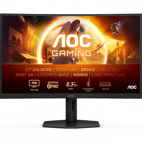 Монитор AOC 27" C27G4ZXU 1500R - фото 1