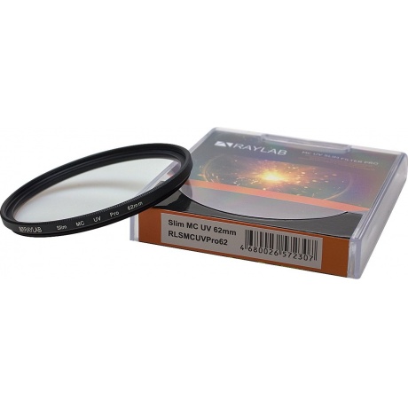 Фильтр защитный ультрафиолетовый RayLab UV MC Slim Pro 62mm - фото 2
