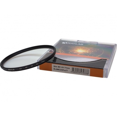 Фильтр защитный ультрафиолетовый RayLab UV MC Slim Pro 77mm - фото 2