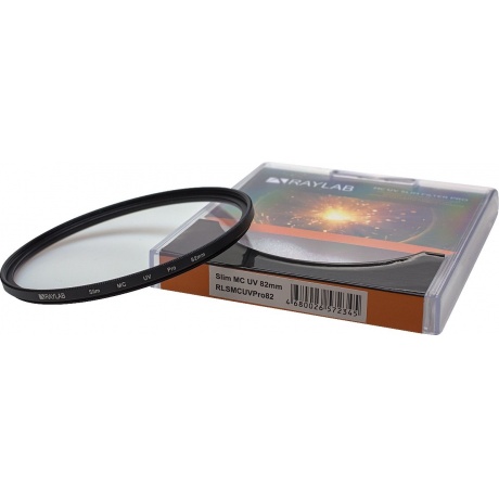 Фильтр защитный ультрафиолетовый RayLab UV MC Slim Pro 82mm - фото 2