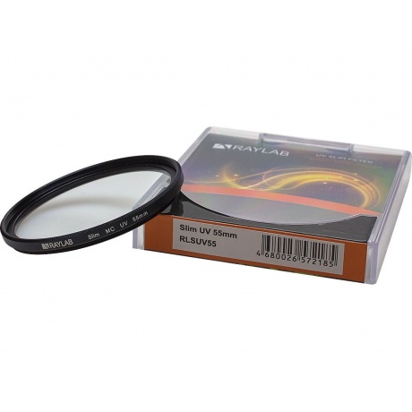Фильтр защитный ультрафиолетовый RayLab UV Slim 55mm - фото 2