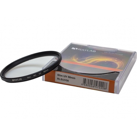 Фильтр защитный ультрафиолетовый RayLab UV Slim 58mm - фото 2