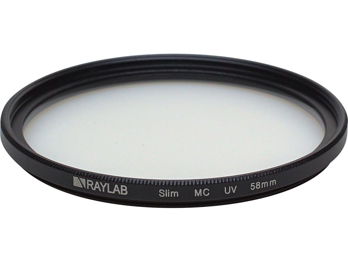 Фильтр защитный ультрафиолетовый RayLab UV Slim 58mm светофильтр benro pduvw58 pd uv wmc 58мм