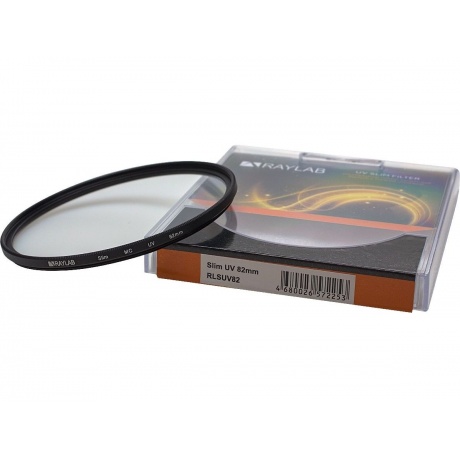 Фильтр защитный ультрафиолетовый RayLab UV Slim 82mm - фото 2