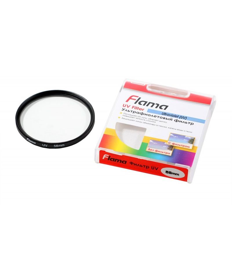 цена Фильтр Flama UV Filter 58 mm