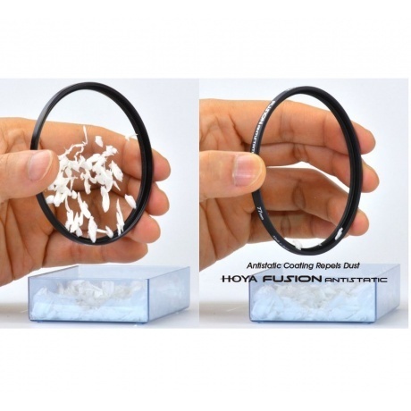 Фильтр ультрафиолетовый Hoya UV(O) FUSION ANTISTATIC 37.0 - фото 3