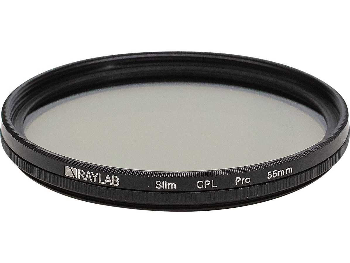 цена Фильтр поляризационный RayLab CPL Slim Pro 55mm
