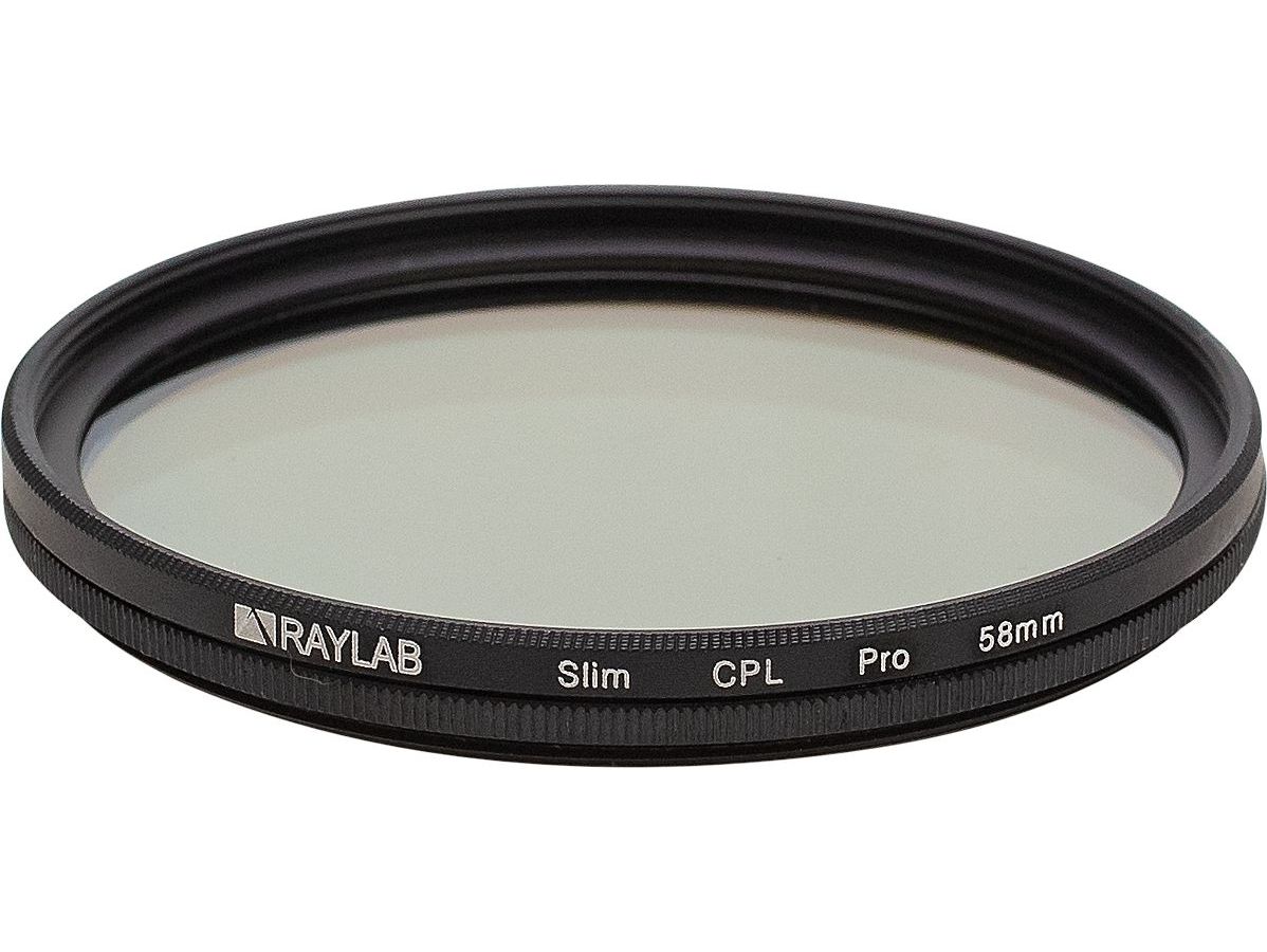 цена Фильтр поляризационный RayLab CPL Slim Pro 58mm