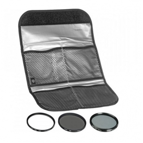 Набор фильтров Hoya Digital Filter Kit HMC (MULTI UV, Circular-PL, NDX8) 55mm 79498 - фото 4