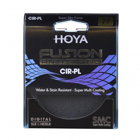 Фильтр поляризационный Hoya PL-CIR Fusion Antistatic 77mm 82945 - фото 2