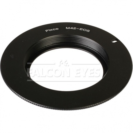 Кольцо переходное Falcon Eyes M42 на Canon EOS с чипом