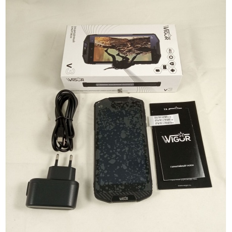 Смартфон Wigor V3 Black уцененный - фото 1