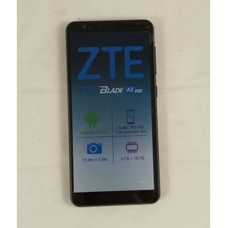Смартфон ZTE Blade A5 16Gb (2019) Black уцененный - фото 2