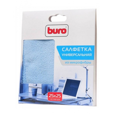 Салфетка Buro BU-MF для удаления пыли коробка 1шт 25х25см - фото 2