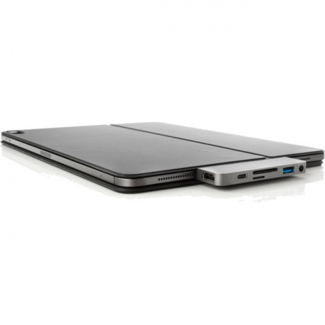 USB-хаб HyperDrive 6-in-1 USB-C Hub для iPad Pro серебристый (HD319-SILVER) - фото 3