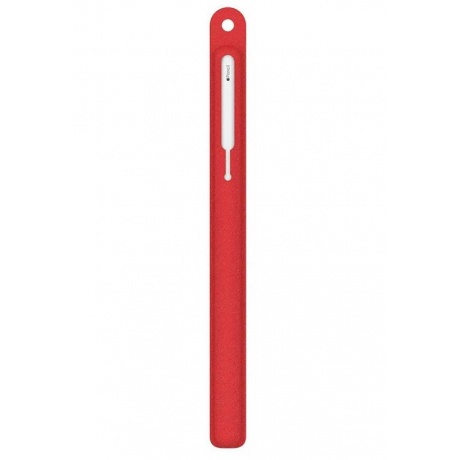 Защитный чехол Deppa для стилуса Apple Pencil 2 силикон, темно-красный (47043) - фото 1