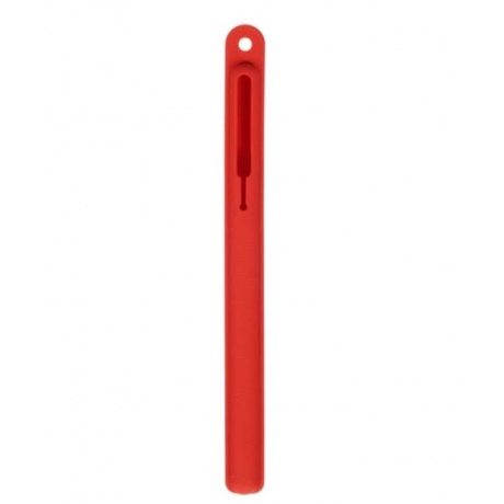 Защитный чехол Deppa для стилуса Apple Pencil 2 силикон, темно-красный (47043) - фото 3