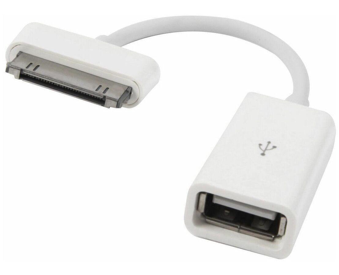 цена Переходник Red Line USB OTG с ридером для планшетов Samsung, белый