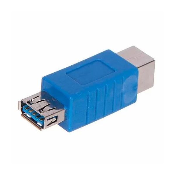 Переходник Red Line USB 3.0 USB-A Female - USB-B Female, синий