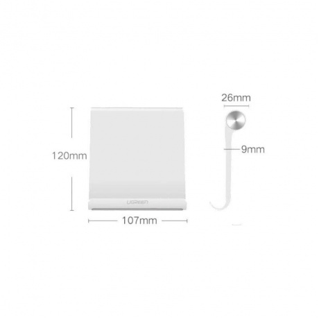 Подставка для планшета UGREEN цвет белый (30485) - фото 7