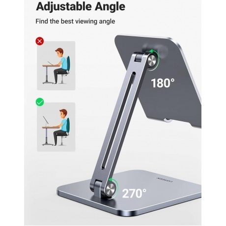 Подставка UGREEN настольная складная для планшета (40393) - фото 26