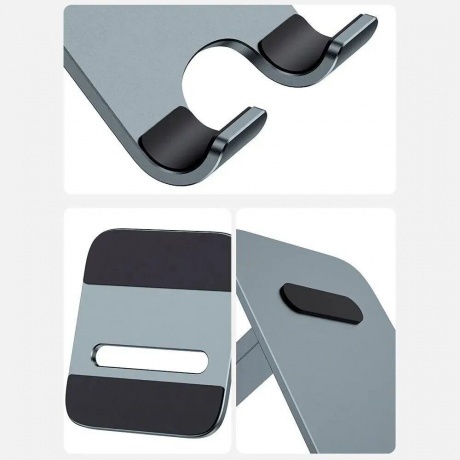 Подставка для планшета Baseus Desktop Biaxial Grey (LUSZ000113) - фото 12