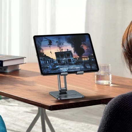 Подставка для планшета Baseus Desktop Biaxial Grey (LUSZ000113) - фото 16