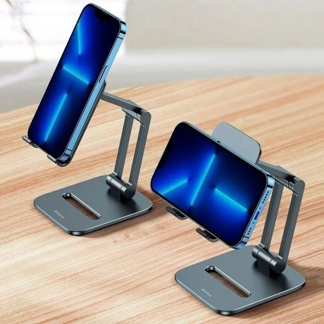 Подставка для планшета Baseus Desktop Biaxial Grey (LUSZ000113) - фото 9