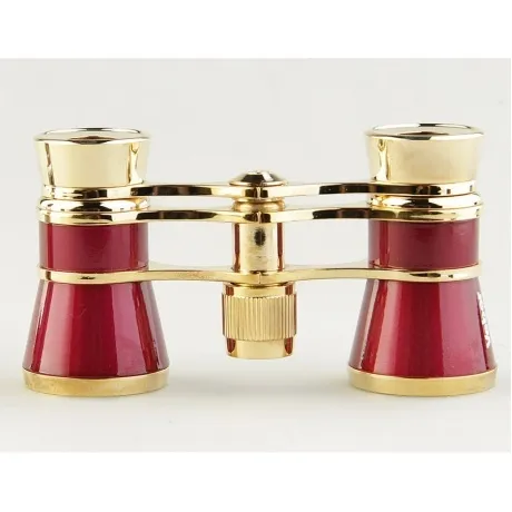 Бинокль театральный Veber Opera БГЦ 3x25 красный/золотой
